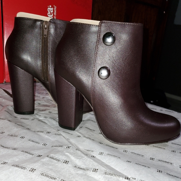 ANDREA FENZI Shoes - Andrea Burgundy booties